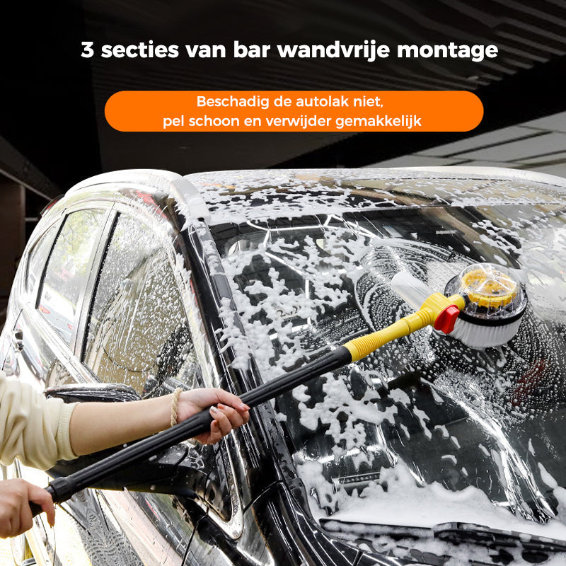 Borstelset voor het reinigen van auto's