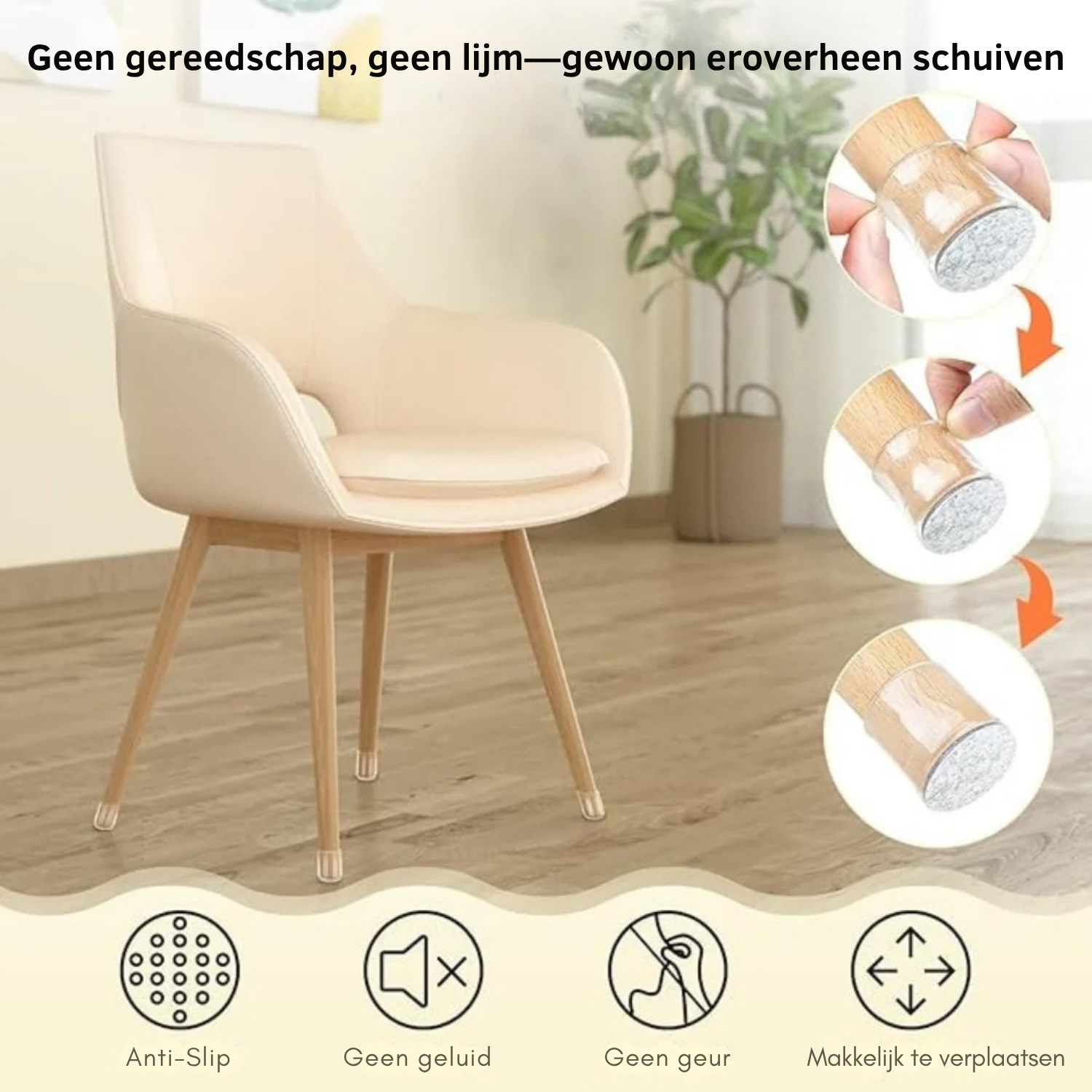 Vilt Stoelsokken – Bescherm je Vloer en Verminder Geluid
