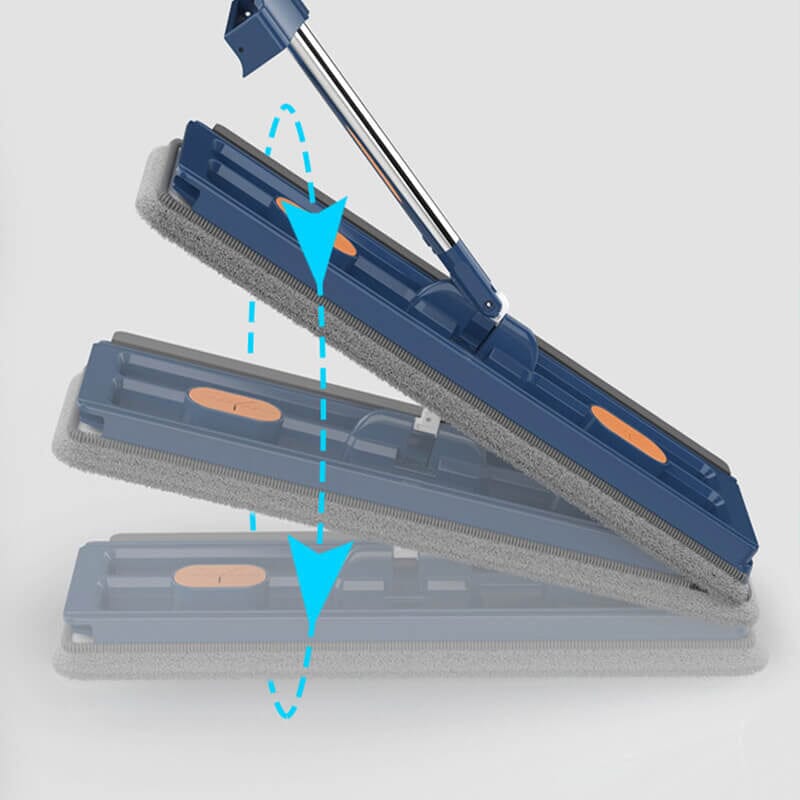FlatMop™ - Dweilen en Zemen in één Beweging!