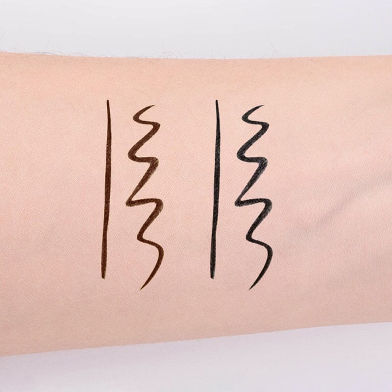 Sneldrogende en waterdichte eyeliner