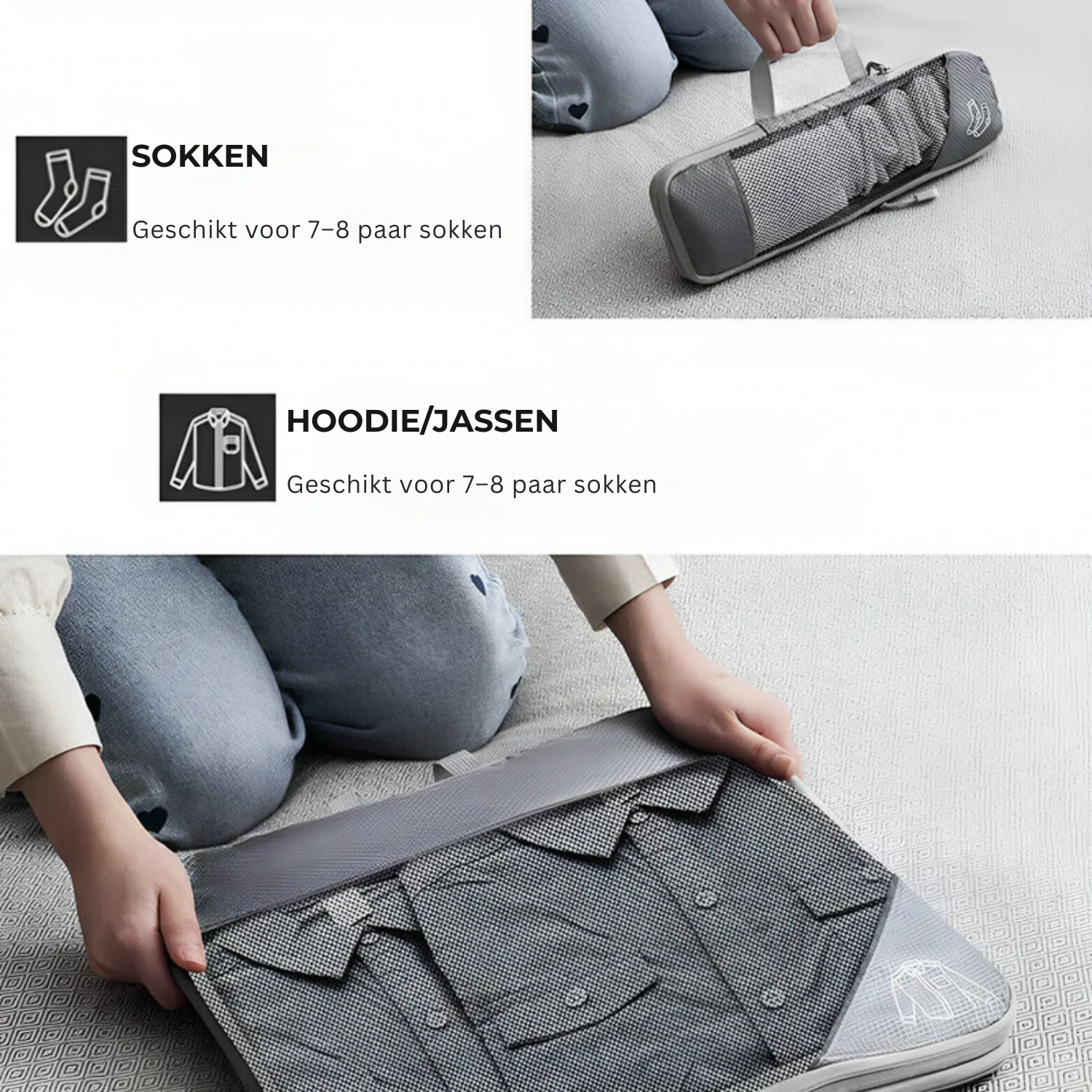 Compressie Reisset | Inpakken & Wegwezen!