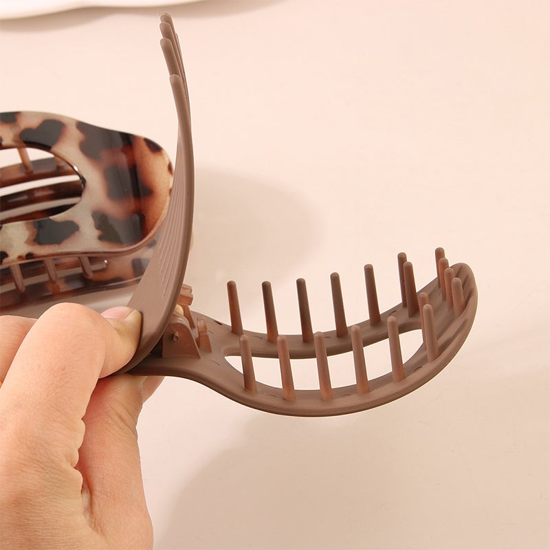 Eenvoudige elegante eendenbek haarclip