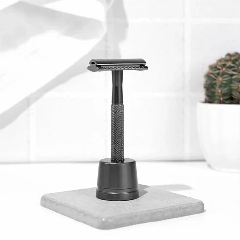 SilkGlide Premium Safety Razor + Base