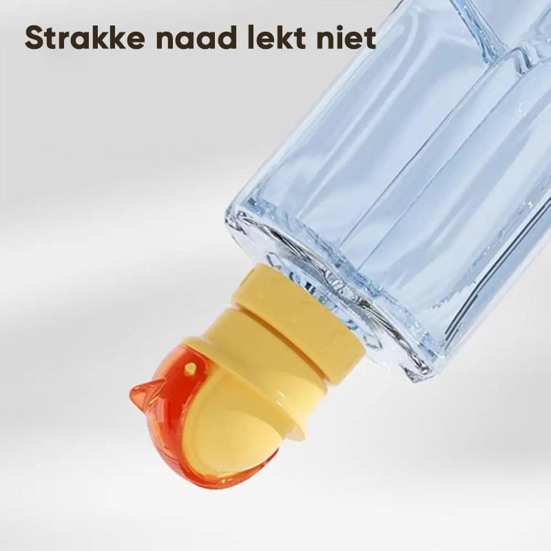 Herbruikbare kinder drinkfles met rietjesdop