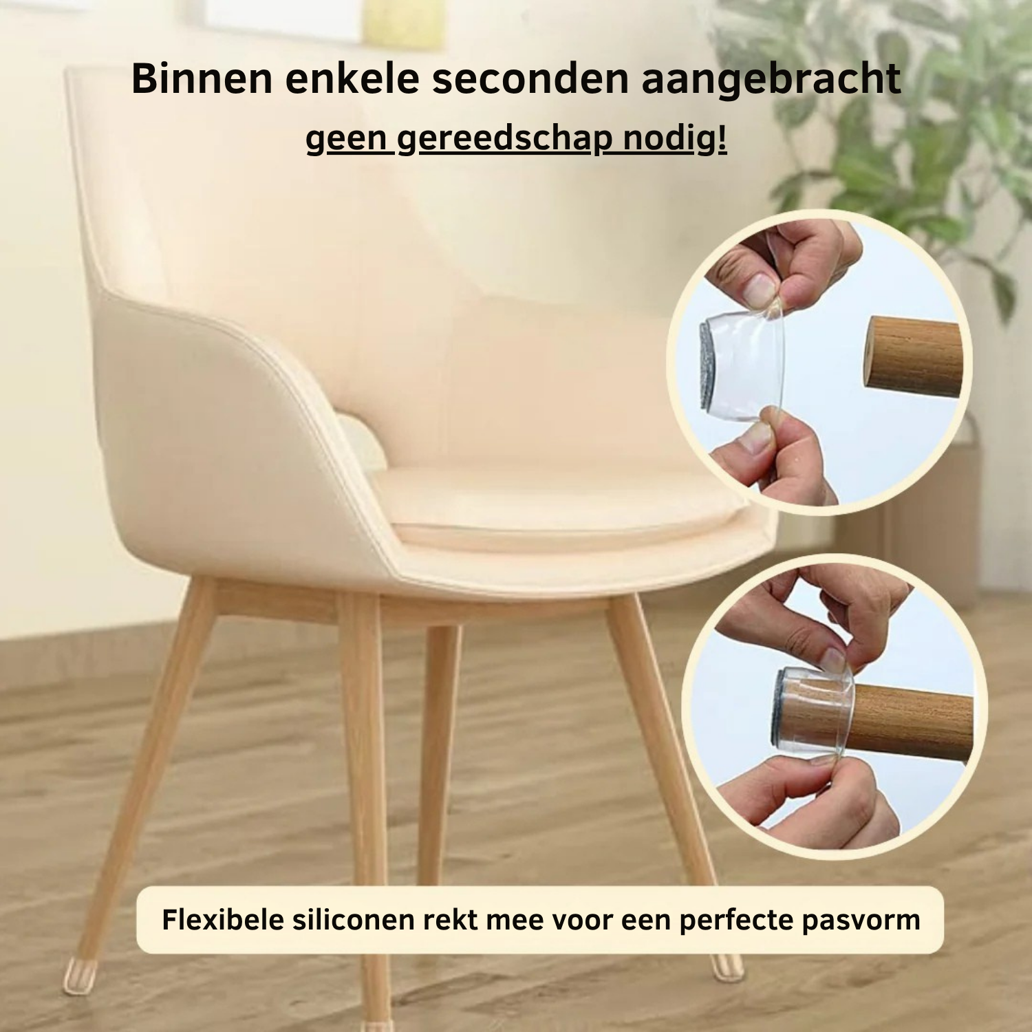 Vilt Stoelsokken – Bescherm je Vloer en Verminder Geluid