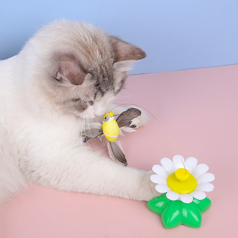 Interactief vogelspeelgoed voor katten